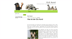 Desktop Screenshot of elo-hund.store51.de