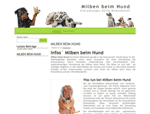Tablet Screenshot of milben-beim-hund.store51.de